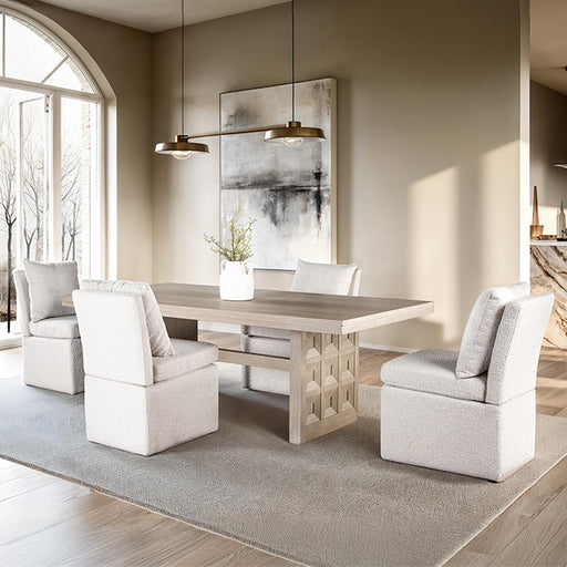 Hatton Cross 5 Pc. Dining Table Set - Tawny