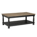 Neue Mills Rect Cocktail Table - Weathered Black/Brown