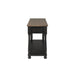 Neue Mills Sofa Table - Weathered Black/Brown