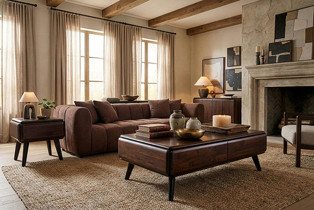 Dosal Coffee Table - Rich Walnut