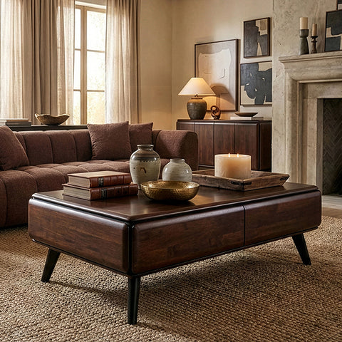 Dosal Coffee Table - Rich Walnut