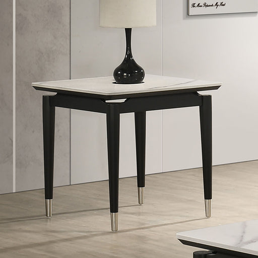 Maidstone End Table - Black/White