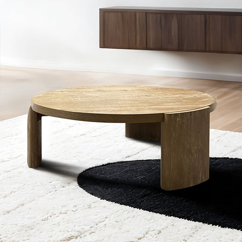 Poltimore Round Cocktail Table - Oak