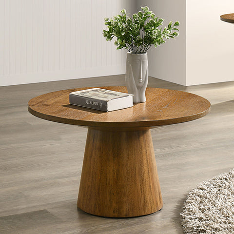 Halewood 29" Round Cocktail Table - Walnut