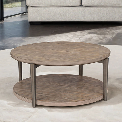Roros Round Cocktail Table - Natural