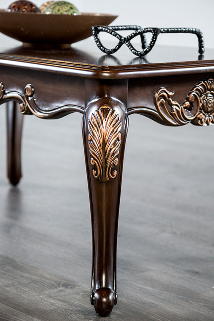 Palencia End Table - Dark Cherry