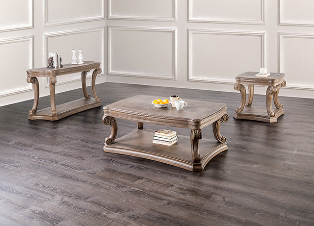 Seven Oaks End Table - Weathered Oak