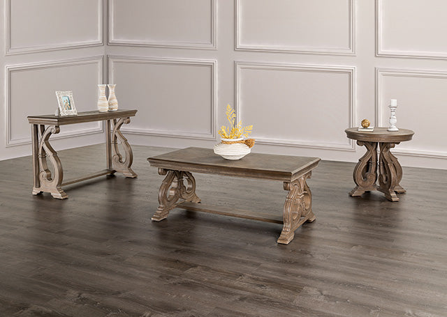 Giordani Sofa Table - Weathered Oak