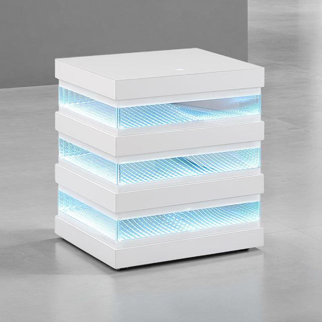 Maloy End Table - White