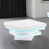 Anwar Square Cocktail Table - White