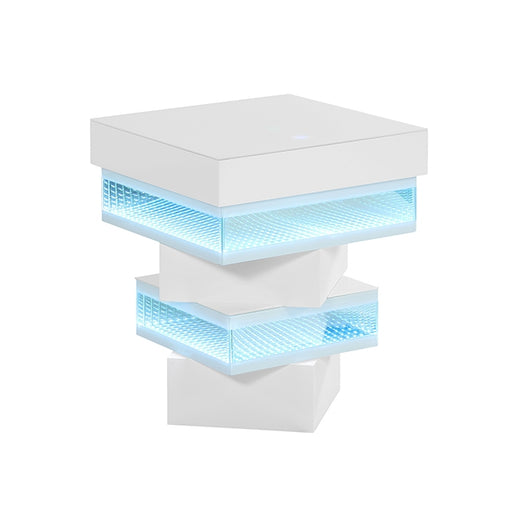 Anwar End Table - White