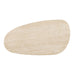 Nolfi Coffee Table - Yellow Travertine/Brown Oak