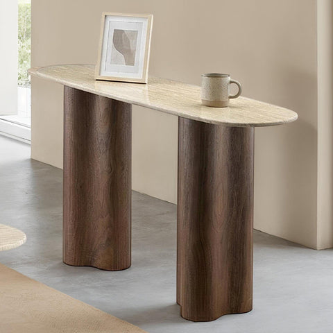 Mesa de sofá Kyros - nogal