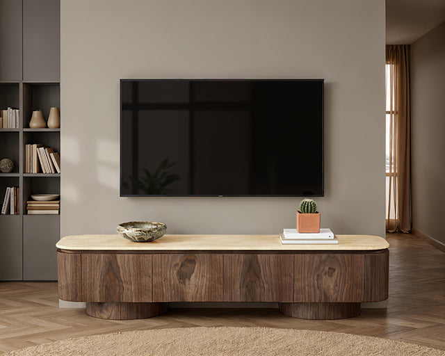 Kyros TV Stand - Walnut