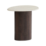 Nikos End Table - Dark Walnut