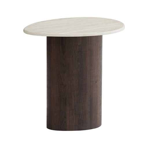 Nikos End Table - Dark Walnut