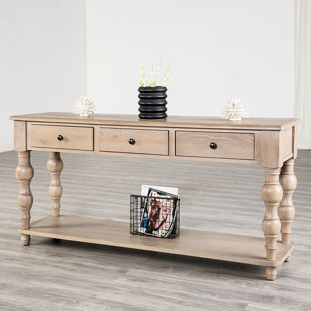 Chesapeake Sofa Table - Light White Wash