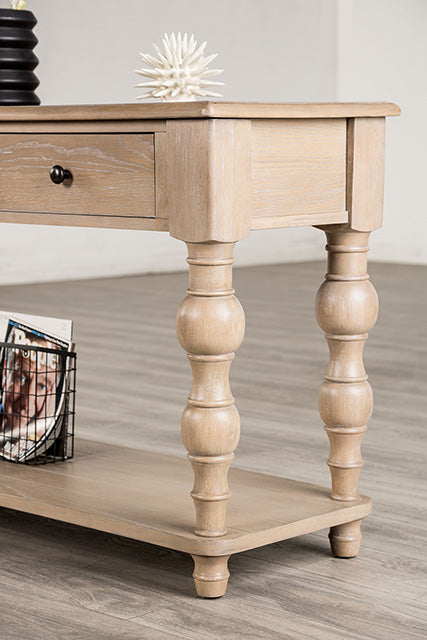 Chesapeake Sofa Table - Light White Wash