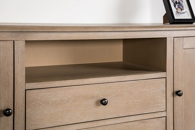 Chesapeake 72" TV Stand - Light White Wash