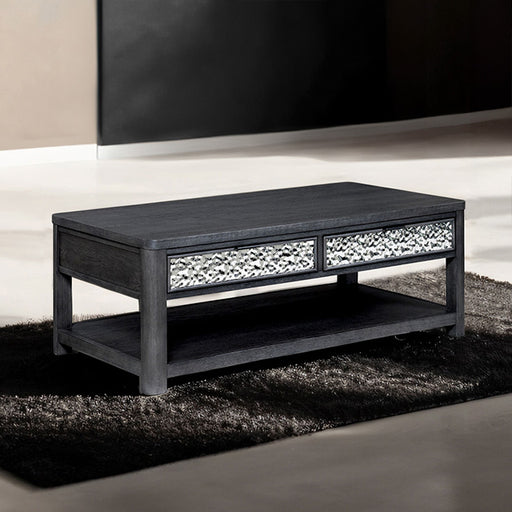 Sterling West Rect Cocktail Table w/Casters - Ash Gray
