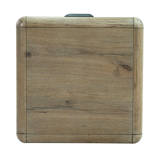 Solenne Arc End Table - Knotty Grained Oak