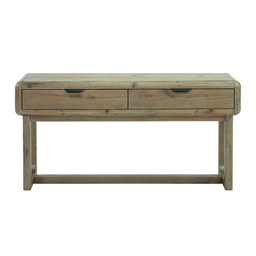Solenne Arc Console Table - Knotty Grained Oak