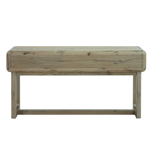 Solenne Arc Console Table - Knotty Grained Oak