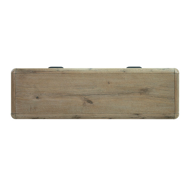 Solenne Arc Console Table - Knotty Grained Oak