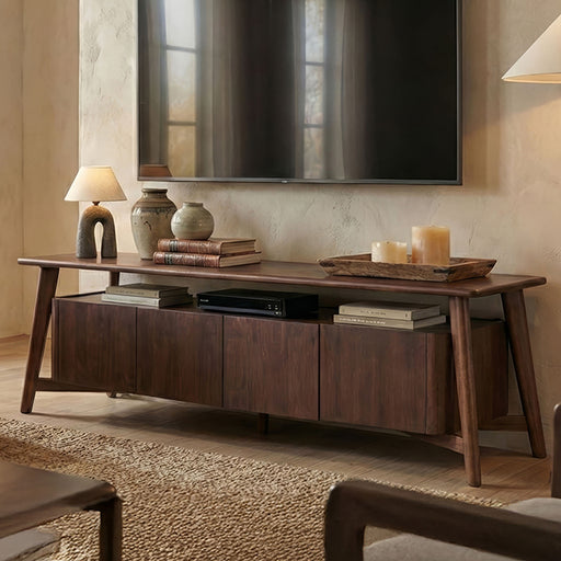 Dosal TV Console - Rich Walnut