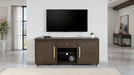 Vellara 70" TV Console - Dark Walnut