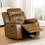 Ezekius Manual Recliner - Brown