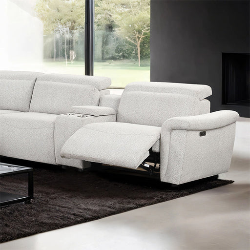 Hieronimus Power Sectional - Light Gray