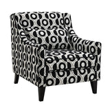 Viviani Accent Chair - Black/White