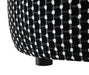 Viviani Ottoman - Black/White