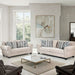 Viviani Sofa + Loveseat - Light Brown/Taupe