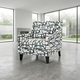 Viviani Accent Chair, Pattern - Light Brown/Taupe