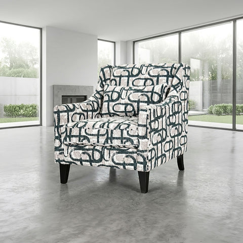 Viviani Accent Chair, Pattern - Light Brown/Taupe