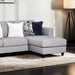 Harlow Reversible Chaise Sectional - Light Gray