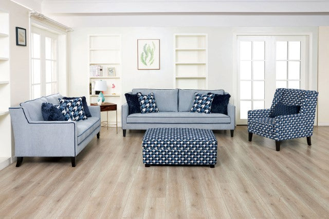 Colindale Sofa - Gray/Blue