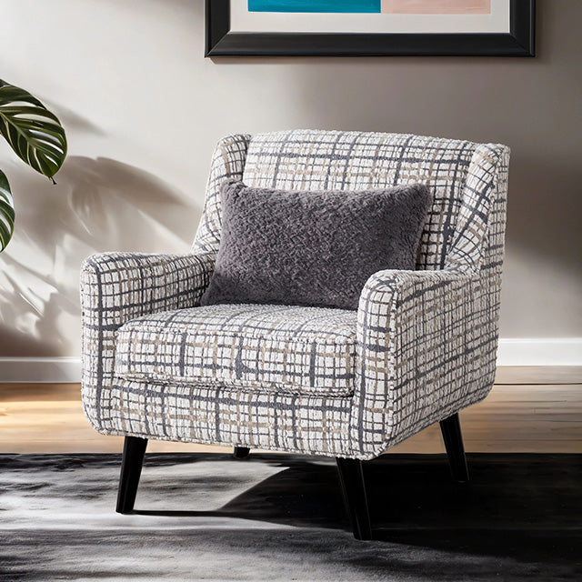 Turnham Accent Chair - Black/White