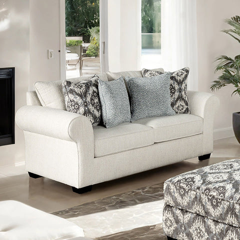 Loveseat Queensbury - blanco