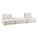 Stavanger 2-Seater w/ Square Ot - Light Gray