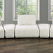 Stavanger Curved 3-Seater - Light Gray