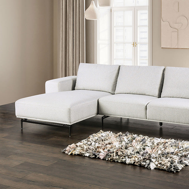Baerum Sectional, Left Chaise - Light Gray