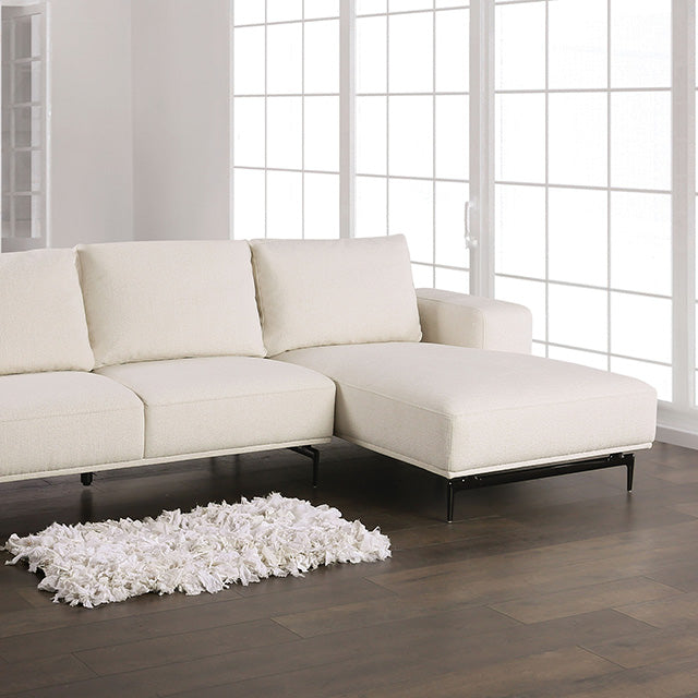 Baerum Sectional, Right Chaise - Linen White
