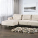 Gladbach Sectional, Left Chaise - Light Brown