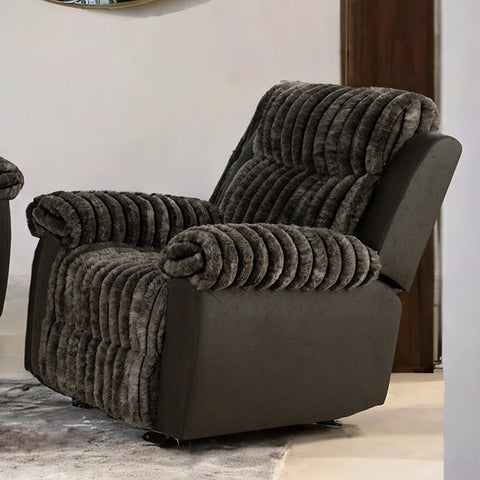 Reclinable mecedor manual Dionysus - marrón