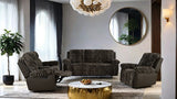 Dionysus Manual Reclining Loveseat - Brown