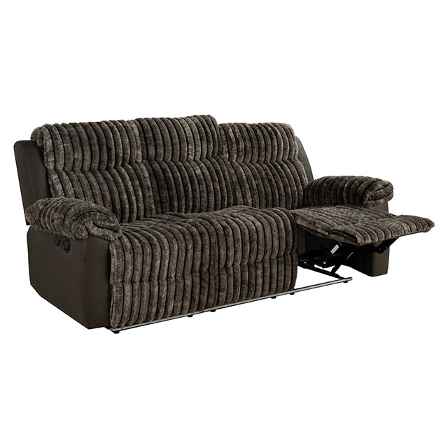 Dionysus Manual Reclining Sofa - Brown