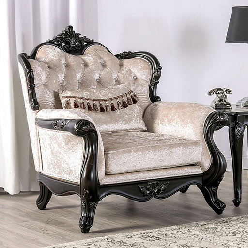 Acapulco Chair - Off-White/Black